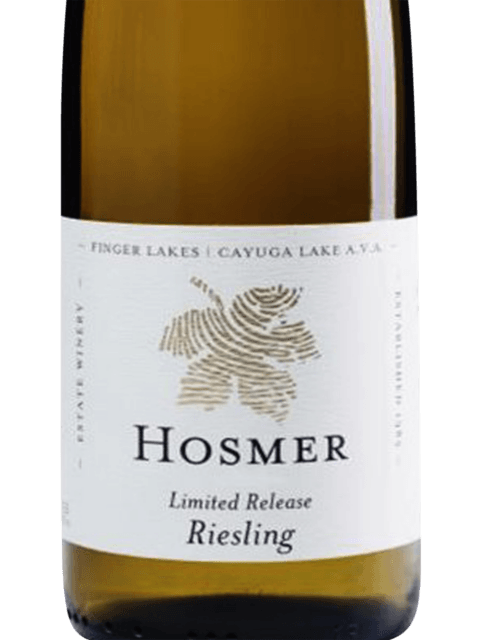 Hosmer, Limited Release Riesling, Cayuga Lake