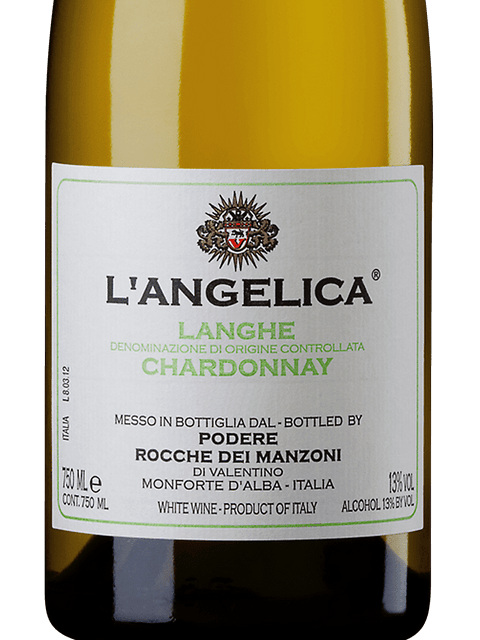 Rocche Dei Manzoni, Langhe, L'Angelica Chardonnay