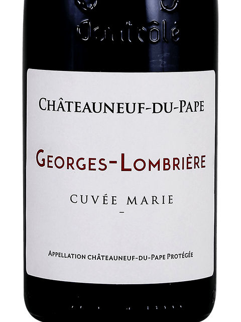 Georges Lombriere, Chateauneuf-du-Pape, Marie