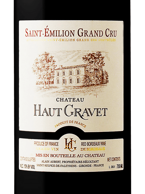 Cuvee la Croix Fourche, Chateau Haut Gravet, Saint-Emilion Grand Cru