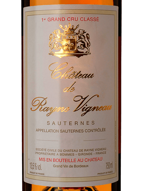 Le Sec de Rayne Vigneau, Chateau de Rayne Vigneau