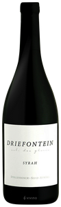 Raats, Driefontein Syrah, Stellenbosch