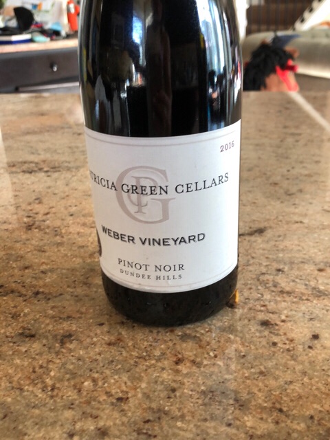 Patricia Green, Weber Pinot Noir, Willamette Valley