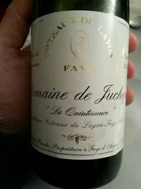 Domaine de Juchepie, Coteaux du Layon, Quintessence Faye