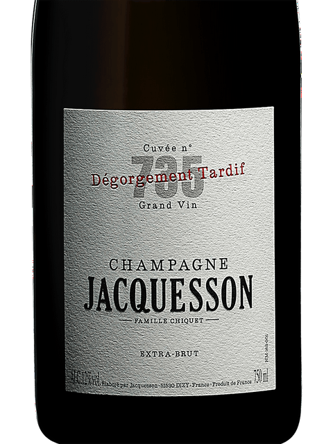 Jacquesson, Cuvee 734 Degorgement Tardif