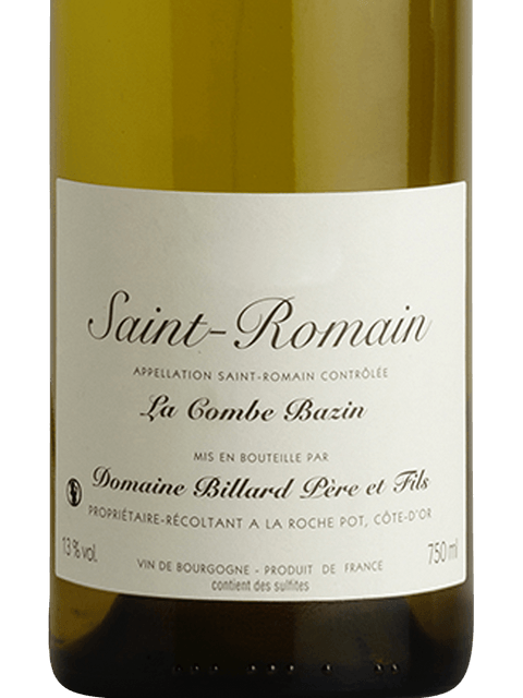 Domaine Billard Pere et Fils, Saint-Romain, Combe Bazin