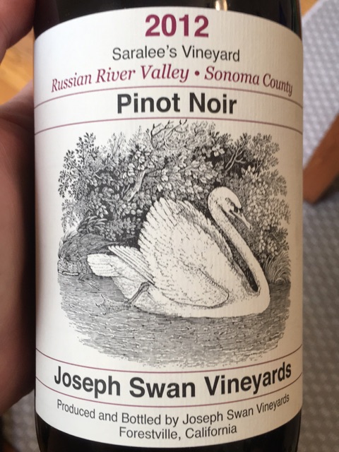 Joseph Swan, Saralee Pinot Noir, Russian River Valley