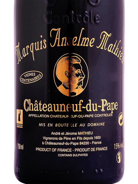 Domaine Andre Mathieu, Chateauneuf-du-Pape, Vin di Felibre