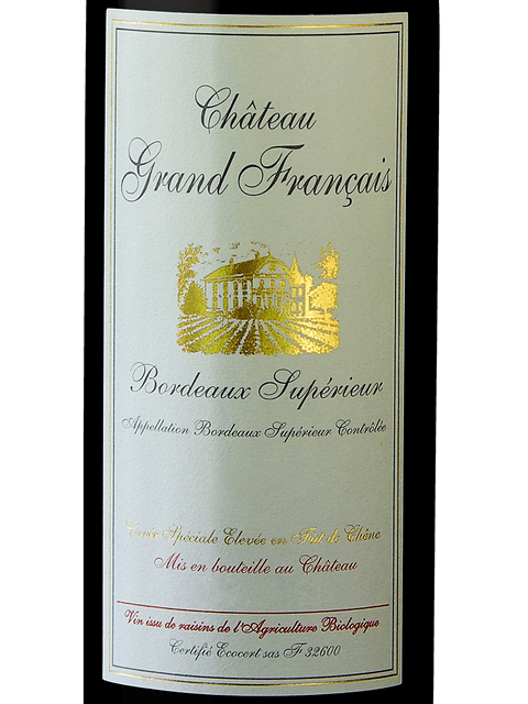 Chateau Grand Francais, Cuvee Heritage, Bordeaux Superieur