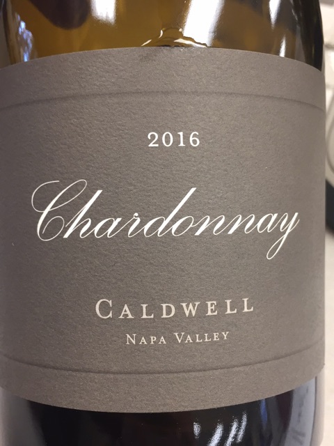 Caldwell, Chardonnay, Napa Valley