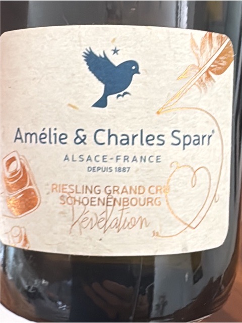 Domaine Amelie & Charles Sparr, Sentiment Riesling, Alsace