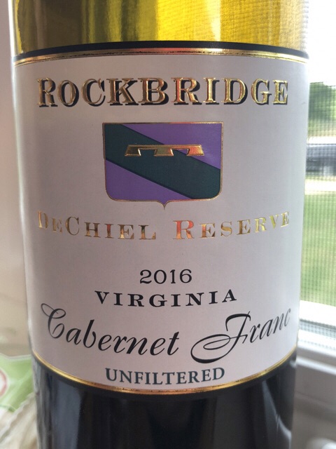 Rockbridge, DeChiel Viognier, Virginia