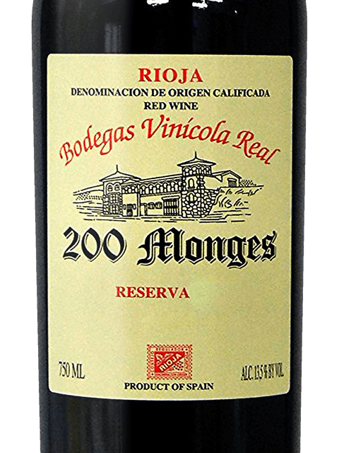 Vinicola Real, 200 Monges Gran Reserva Blanco, Rioja