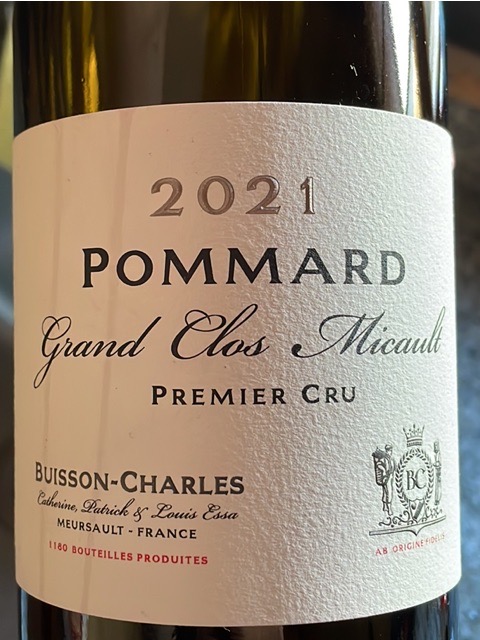 Buisson-Charles, Pommard Premier Cru, Le Clos Micault