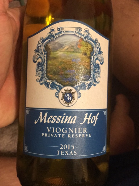 Messina Hof, Private Reserve Gewurtzraminer, Texas
