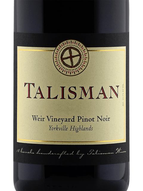 Talisman, Weir Vineyard Pinot Noir, Yorkville Highlands