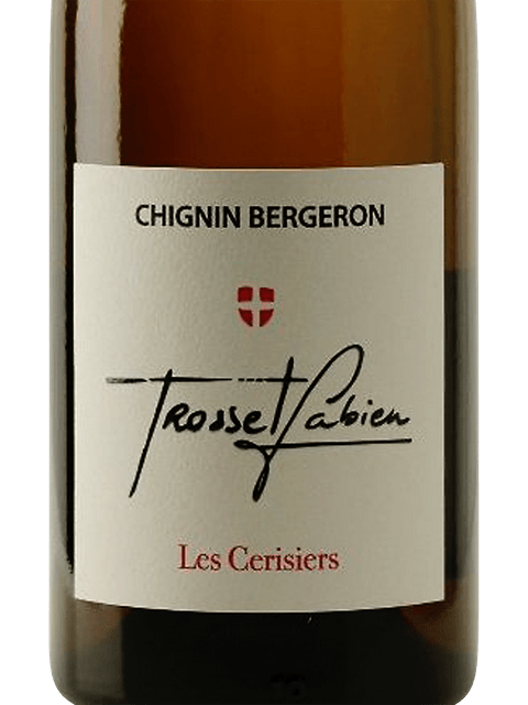 Trosset Fabien, Chignin-Bergeron Les Cerisiers, Vin de Savoie
