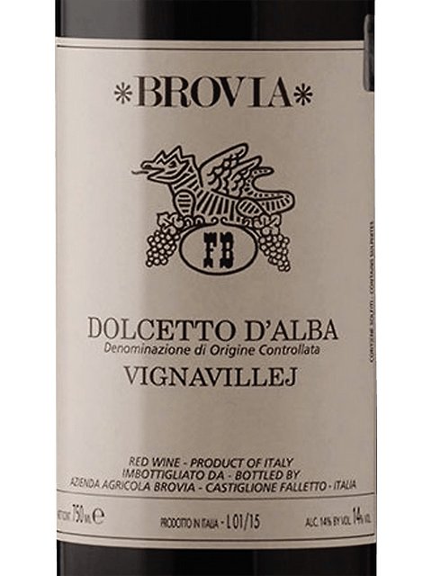 Brovia, Dolcetto d'Alba, Vigna Villej
