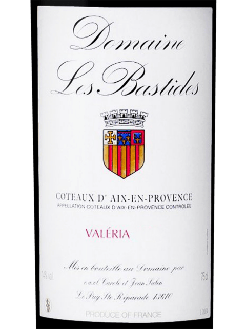 Domaine les Bastides, Cuvee Valeria, Coteaux d'Aix-en-Provence