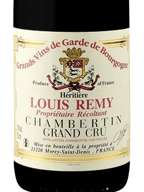 Domaine Louis Remy, Chambertin Grand Cru
