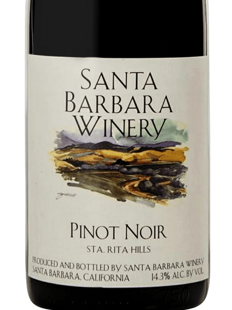 Santa Barbara Winery, Pinot Noir, Sta. Rita Hills
