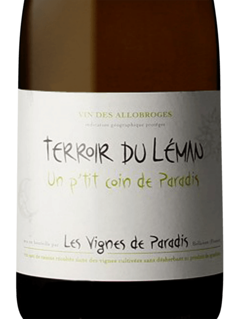 Les Vignes de Paradis, Quintessence Chasselas, Vin des Allobroges