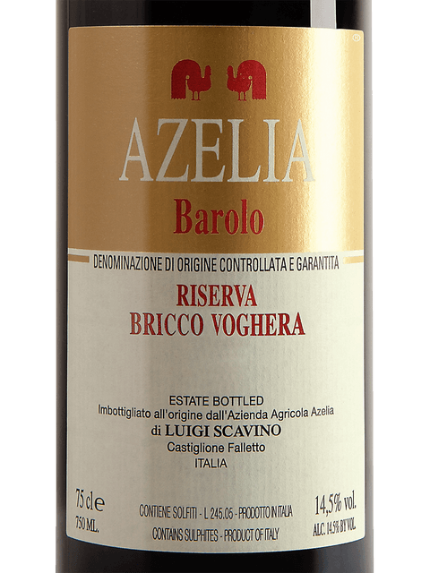 Azelia, Barolo, Fiasco Riserva Bricco