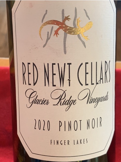 Red Newt, Glacier Ridge Pinot Noir, Finger Lakes