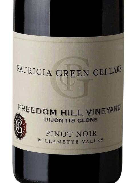 Patricia Green, Freedom Hill Vineyard Dijon 115 Clone Pinot Noir, Willamette Valley