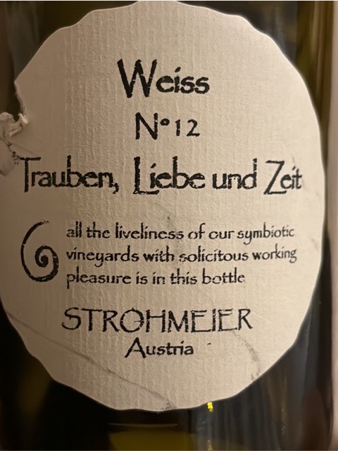 Strohmeier, Orange N°2 Trauben, Liebe und Zeit