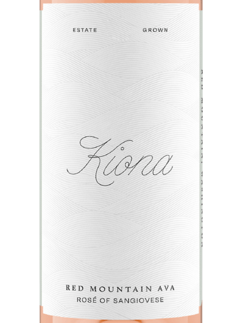 Kiona Vineyards, Estate Sangiovese Rose, Red Mountain