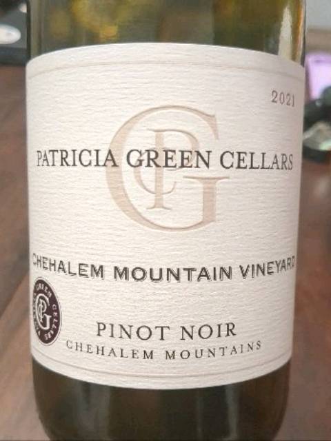 Patricia Green, Chehalem Mountain Vineyard Pinot Noir, Chehalem Mountains