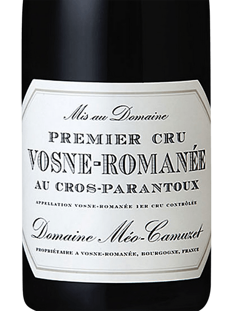 Domaine Meo Camuzet, Vosne-Romanee Premier Cru, Cros Parantoux