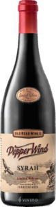 Old Road Wine Co., Pepper Wind Syrah, Franschhoek