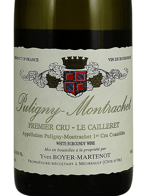 Yves Boyer-Martenot, Puligny-Montrachet Premier Cru, Le Cailleret