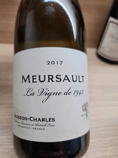 Buisson-Charles, Meursault, Vigne de 1945