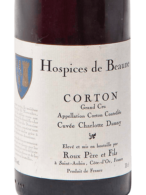 Hospices de Beaune (Albert Bichot), Corton Grand Cru, Cuvee Charlotte Dumay