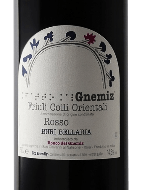 Ronco del Gnemiz, Rosso del Gnemiz, Friuli Colli Orientali