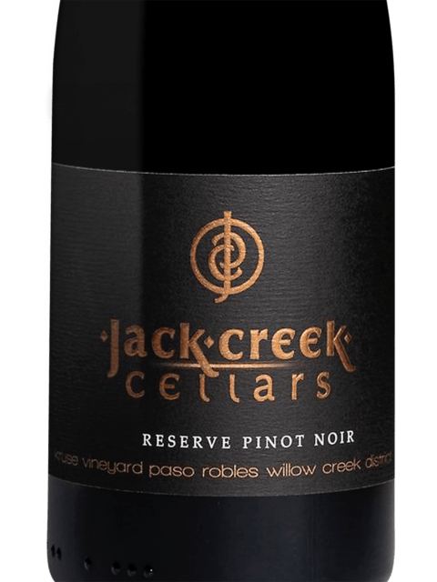Jack Creek Cellars, Pinot Noir, Paso Robles Willow Creek District