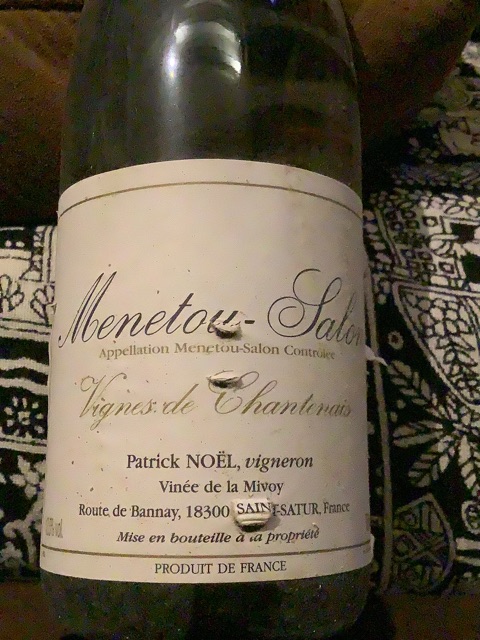 Patrick Noel, Menetou Salon, Vignes de Chantenais
