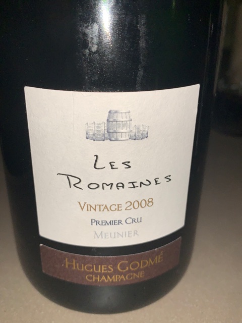 Hugues Godme, Les Romaines Meunier Premier Cru, Champagne