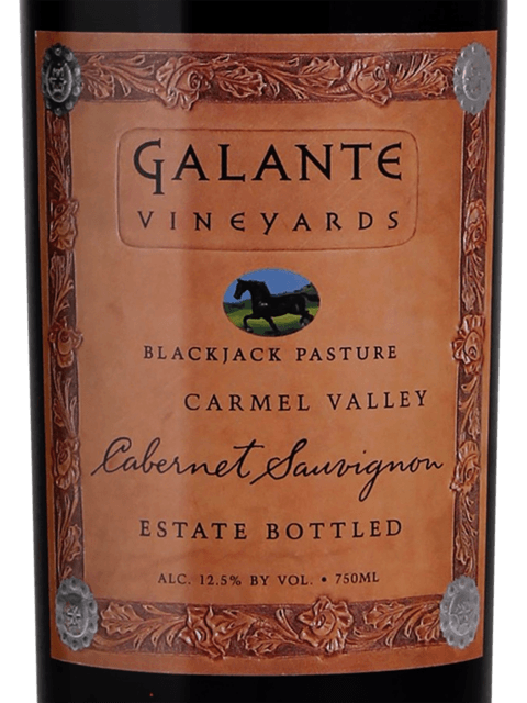 Galante Vineyards, Blackjack Pasture Cabernet Sauvignon, Carmel Valley