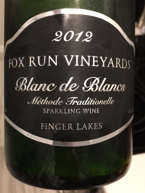 Fox Run Vineyards, Blanc de Blancs, Finger Lakes