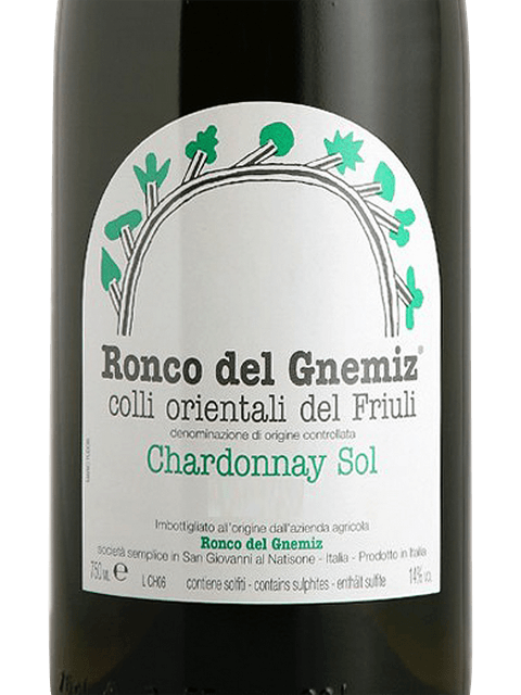 Ronco del Gnemiz, Sol Chardonnay, Friuli Colli Orientali