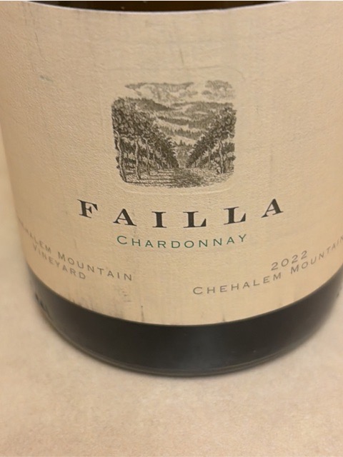 Failla, Chehalem Mountain Vineyard Pinot Noir, Chehalem Mountains