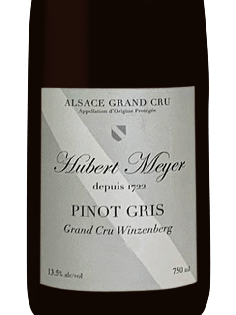 Hubert Metz, Pinot Gris Grand Cru, Winzenberg