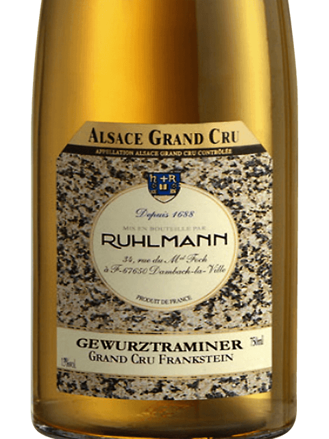 Ruhlmann, Muscat Grand Cru, Frankstein