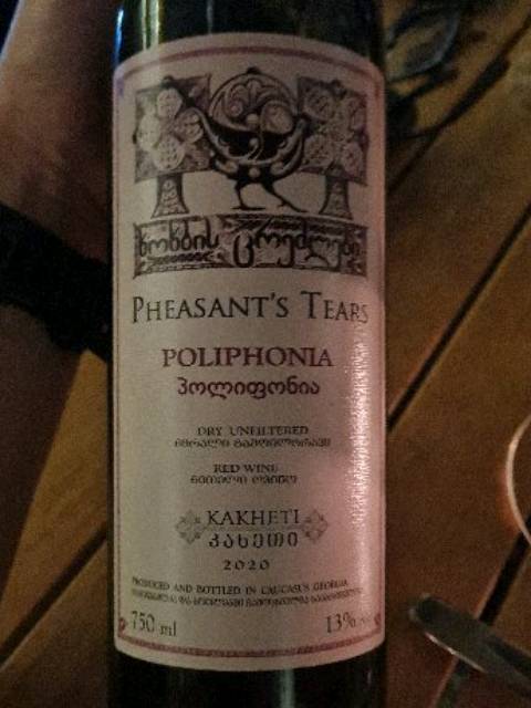 Pheasant's Tears, Tsitska, Kakheti