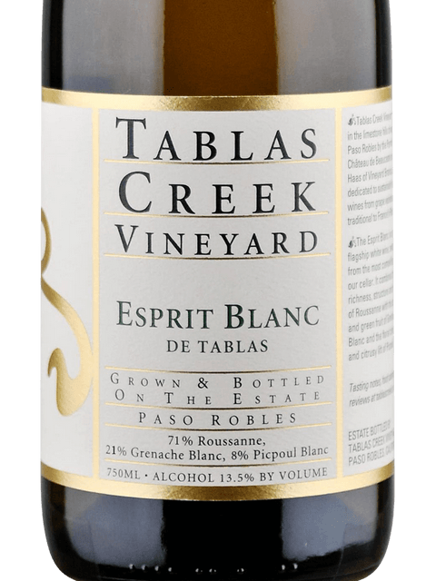 Tablas Creek, Cotes de Tablas Blanc, Paso Robles
