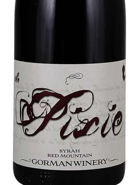 Gorman Winery, The Pixie Syrah, Red Mountain